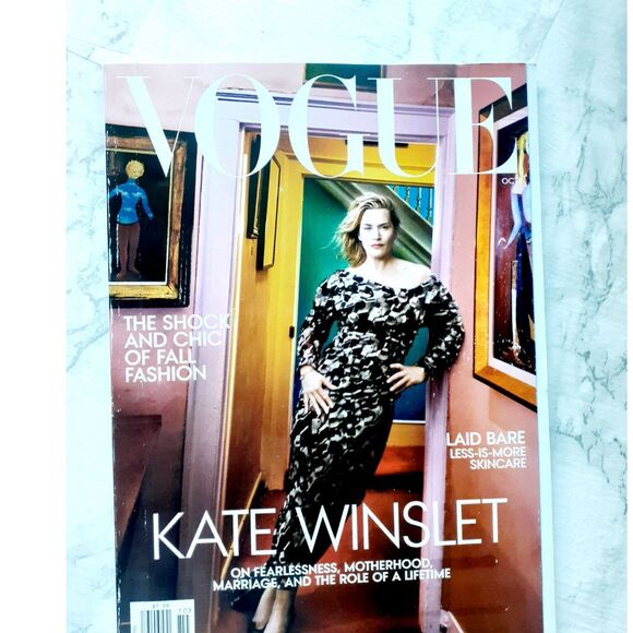 Vogue Magazine Kate Winslet on Fearlesness,Motherhood, Marriage... Oct '23 - Picture 1 of 10